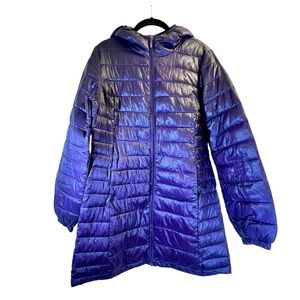 George Women's Puffer Jacket S Winter Purple Long